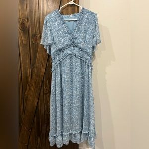 Mid length summer dress sz xl